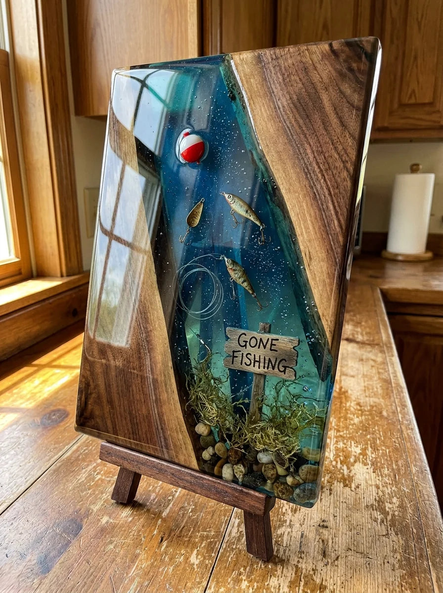 Fishing Resin Cutting Board Collection!
